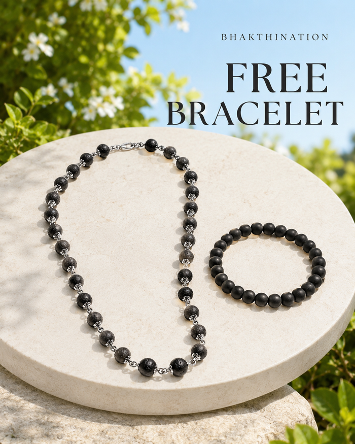 Silver-Finish Mala